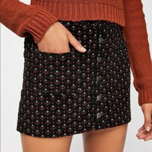 Free People Dresses & Skirts - Free People: Joanie Corduroy Pocket Skirt Size‎ 26